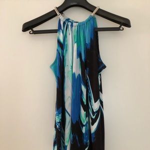 Last call! Alfani Swirl & Metal Tank, Size Medium